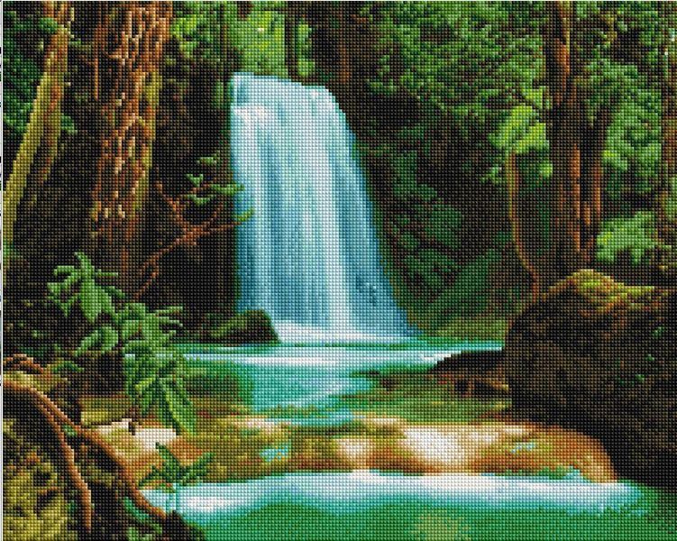 Алмазна мозаїка "Водоспад" 40*50 см SP030 SP030 фото