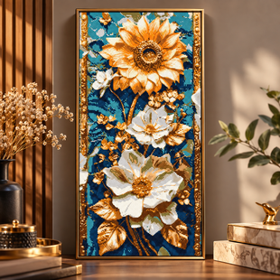Алмазна мозаїка "Ніжні квіти" 40*80 см OD 5101 OD5101 фото