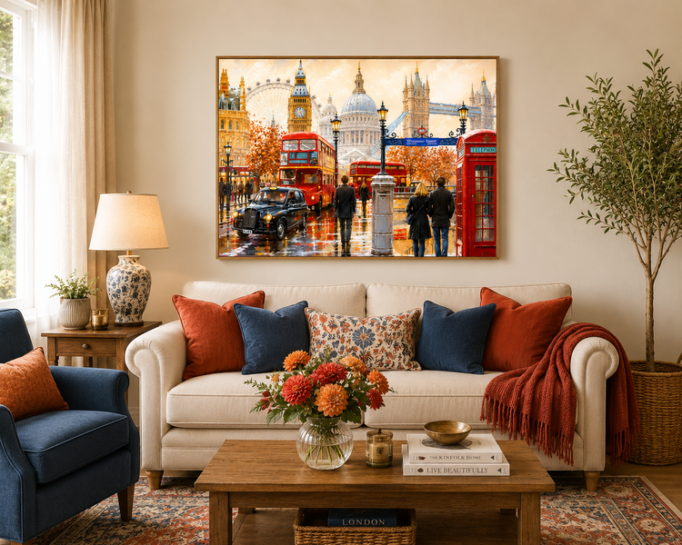 Алмазна мозаїка "Лондон" 40*50 см SP032 SP032 фото